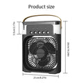 Humidifier Cooler Fan 3 Gear Air Conditioner Cooler Portable USB Desktop Spray Fans For Office Dormitory Room Cooling