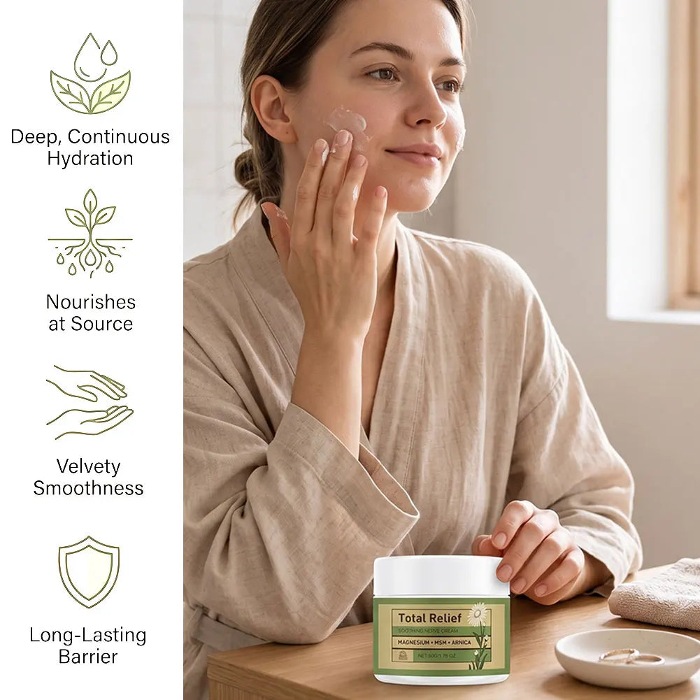 Natural Plant-based Ingredients Hydrating Moisturizer Face Cream Non-Greasy Gentle Daily Barrier Repair Face Cream for Face Body