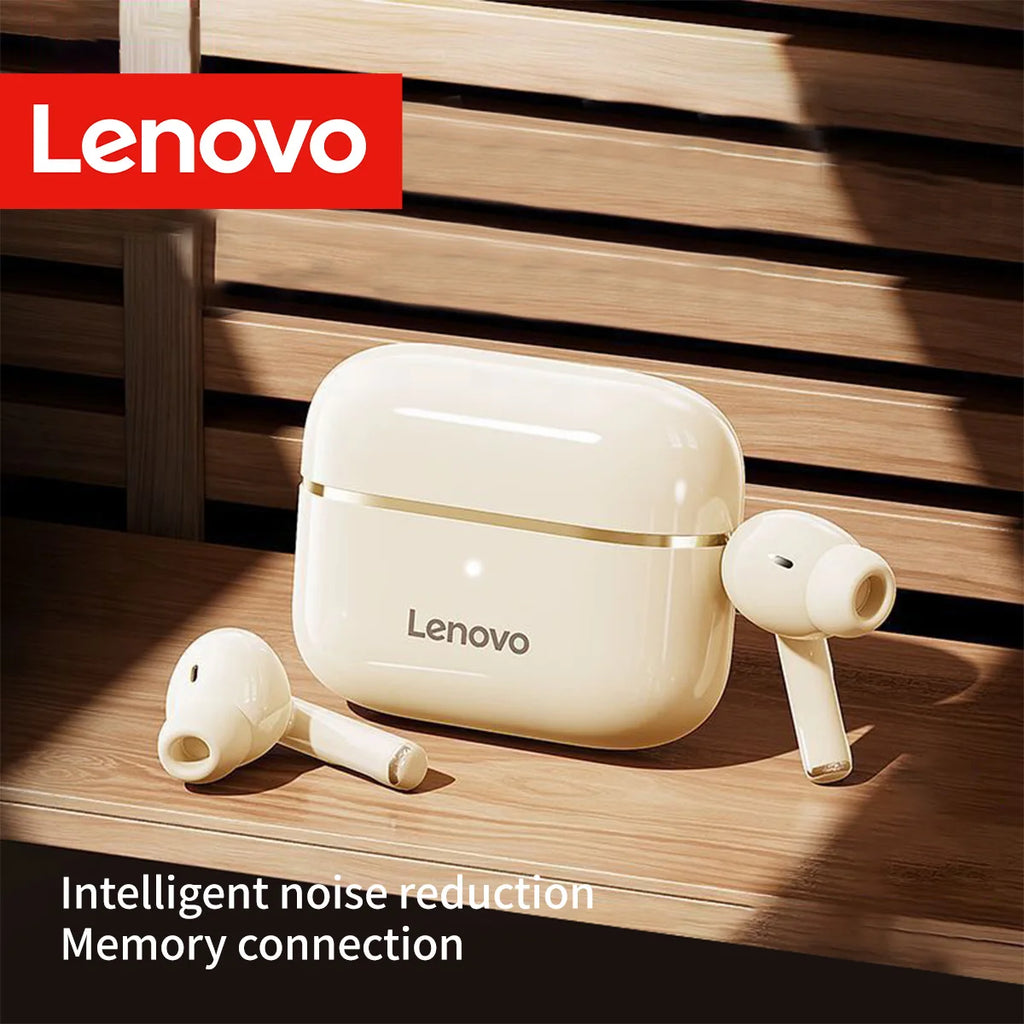 Lenovo Wireless Earbuds Low Latency BT5.4 HD Call with Noise Reduction Long Standby Ergonomic Human-Ear Design