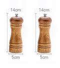 Wood Pepper Grinder,  Salt Mill Pepper Grinder, Salt Shakers with Adjustable Ceramic Rotor Wood Pepper Grinder for Your Kitchen