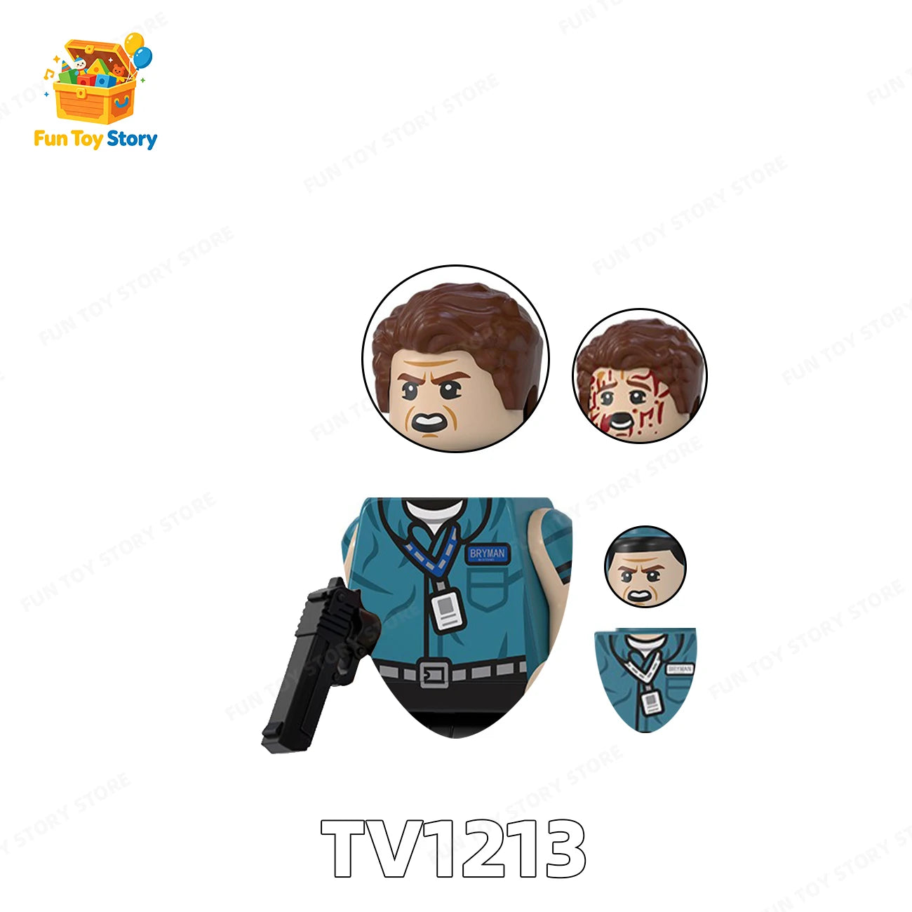 TV6224 TV Watchdog Series, Assembled Building Blocks, Human Toys, Collected by Film and Television Enthusiasts, Gifts for People