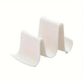 1pc Innovative Wave Design Kitchen Organizer - Plastic Pot Lid Holder, Chopstick & Utensil Rack for Countertop Storage