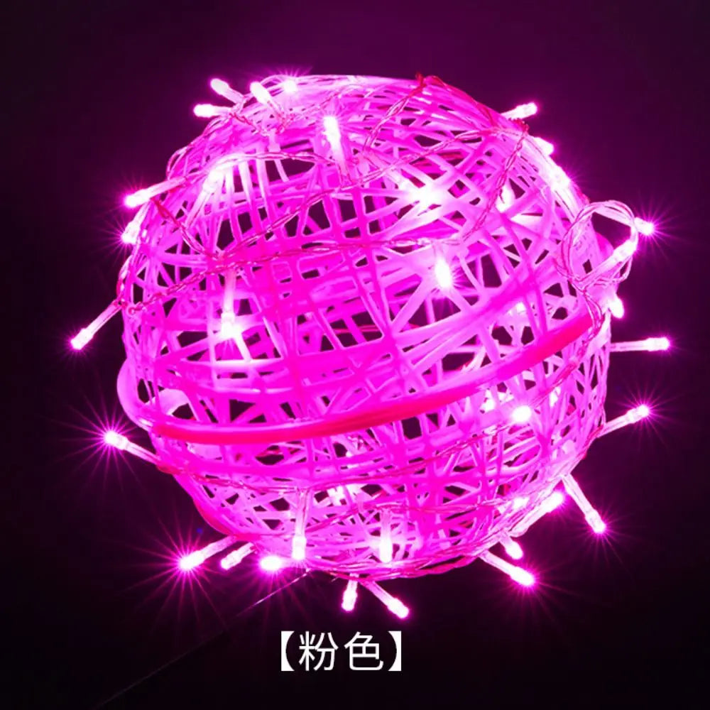 New 20CM Hanging Light LED Light Multiple Colors Rattan Ball LED Fairy Light String Tree