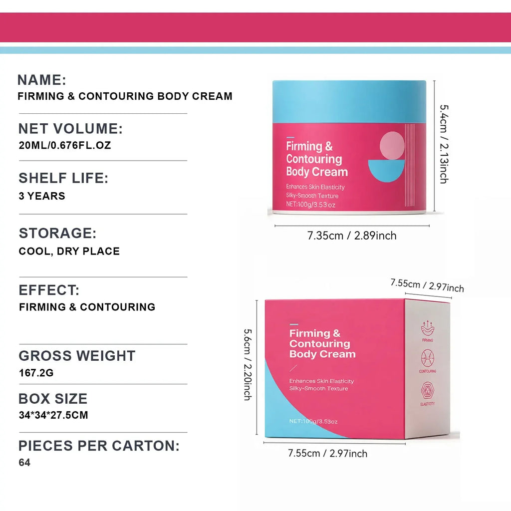 Firm Body Firming & Contouring Cream, Hydrating Skin Tightening Lotion with Collagen Amino Acids,Improves Elasticity, Smoothness