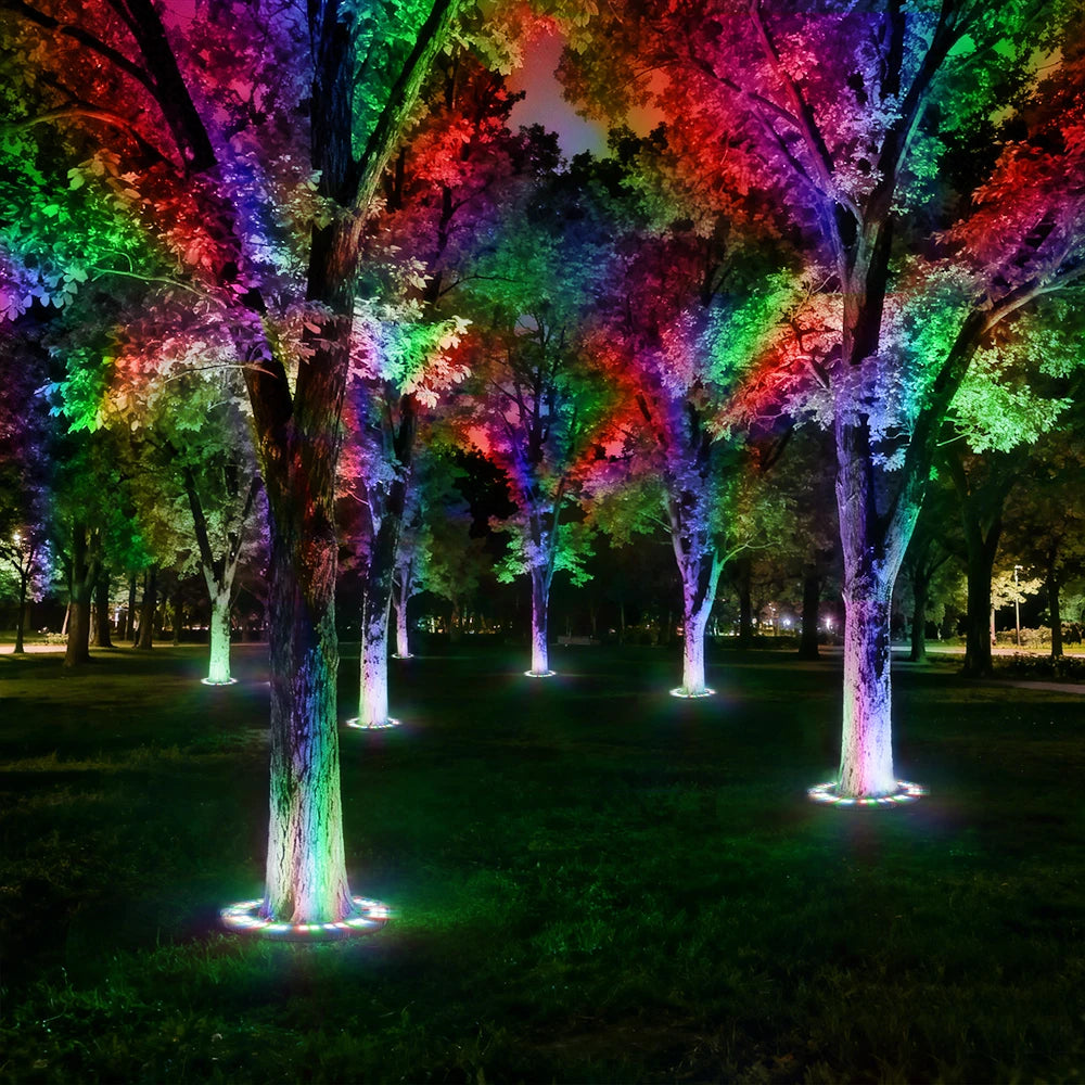 1/5 Packs LED Lawn Spotlight Tree Hugging Light 220V Outdoor IP65 Landscape Decor Light Garden Path Courtyard Sidewalk Patio