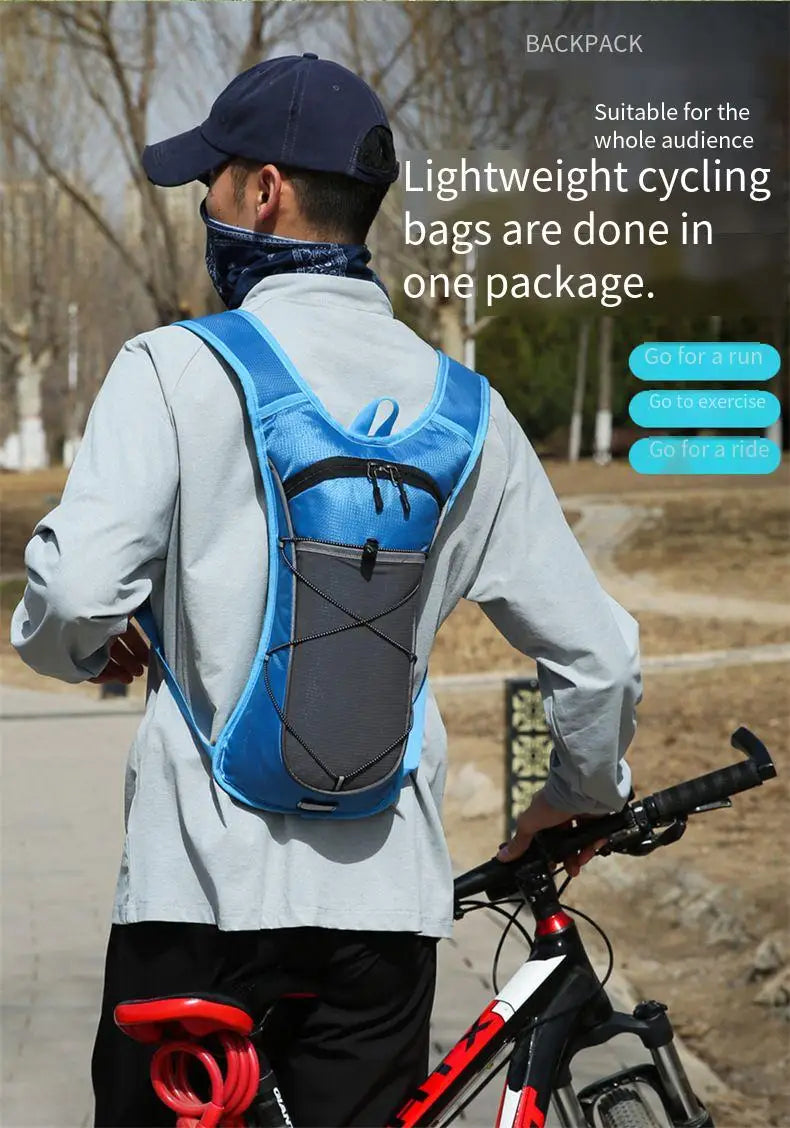 Outdoor Sports Cycling Backpack Mountaineering Hiking Bag Water Bag for Trekking Running Backpacks Travel Dual-Shoulder Bag