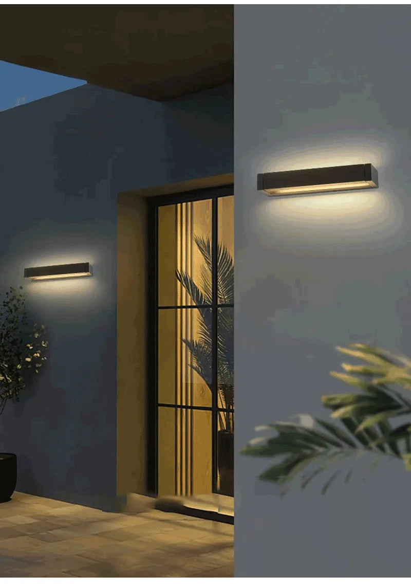 Outdoor Wall Lamps IP65 Waterproof LED Adjustable Angle Aluminum Wall Lights Garden Patio Doorway Home Minimalist Decor Lighting