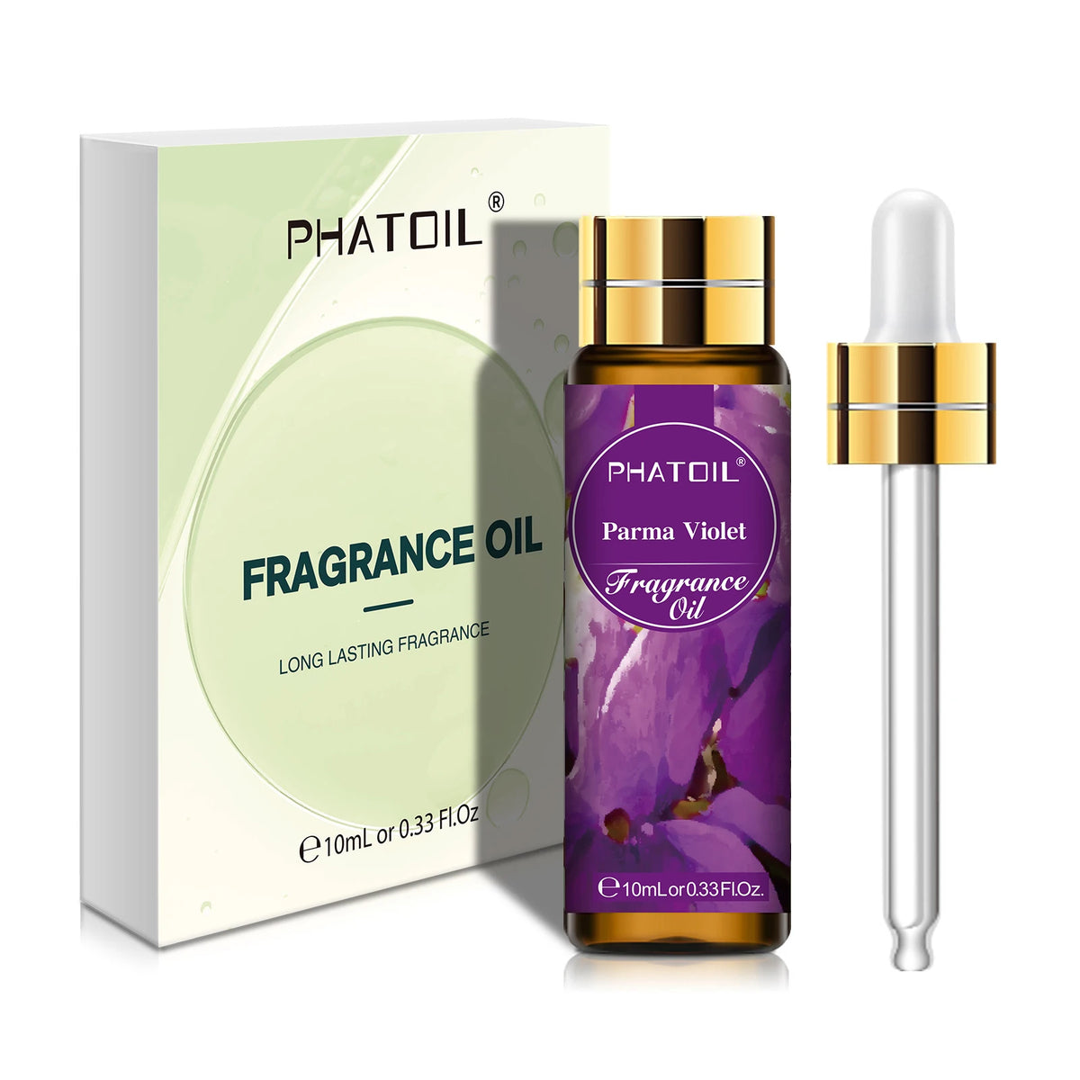 PHATOIL 10ml Fragrance Oil with Dropper White Musk Bubble Gum Sea Breeze Vanilla & Coconut  Coffee Aromatherapy Fragrance Oils