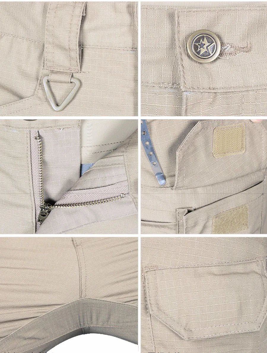 Tactical Cargo Pants Men Combat Trousers Cargo Pants Multiple Pockets Working Hiking Casual Men's Trousers Plus Size 6XL