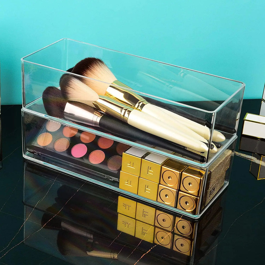 Makeup Organizer for Drawer, Makeup Organizer for Vanity, Countertop, Bathroom, Kitchen and Cabinet Storage Boxes
