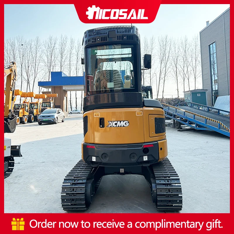 2026 Mini Digger Cheap Price 22kN Bucket Digging Force 36kN Traction for Farmland Renovation Mini Excavator