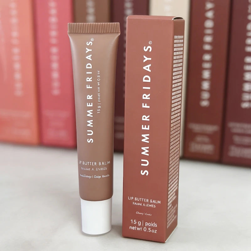 Summer Friday's Long-lasting Moisturize Lip Oil Glaze Pink Sugar Vanilla Beige Birthday Cake Strawberry Soft Serv Gloss Lip Balm