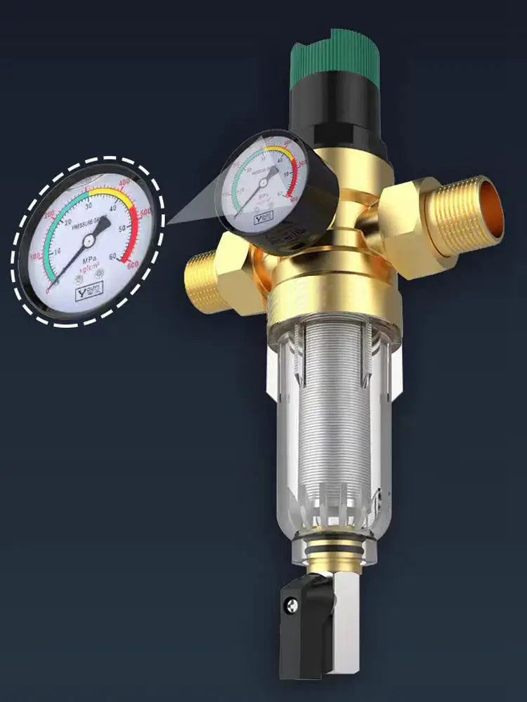 RV Water Pressure Regulator and Filter Kit - NSF Certified All-in-One Lead-Free Fresh Water Kit