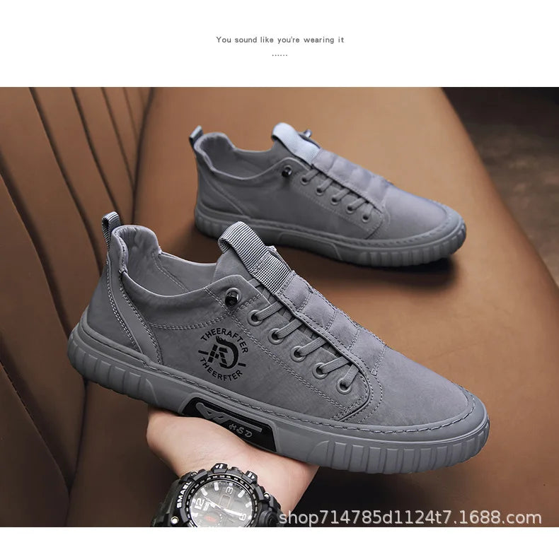 Men Sneakers Casual Canvas Shoes Breathable  Walking Flats Slip-on Man Vulacnized Shoes Summer Working Footwear Zapato De Hombre