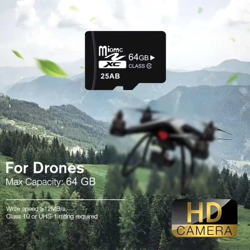 1/5PCS 10 Categories High-speed Memory card 4/8/16/32/64/128GB sd card Mini TF card is used to monitor the drone tachograph