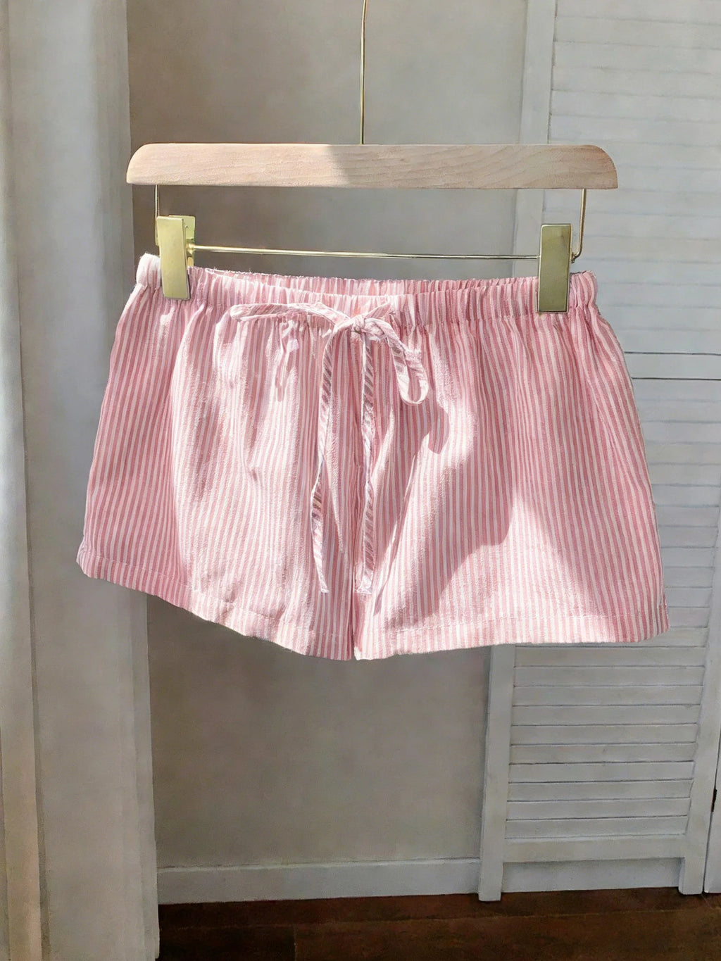 Women Elastic Waist Drawstring Shorts Loose Soft Casual Summer Beach Lounge High Waist Lightweight Short Pants for Ladies