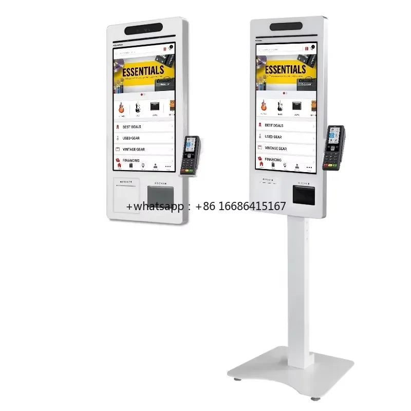 Hospital Self-service Registration Machine Contactless Self-register Service Payment Checkout Kiosk Checking In