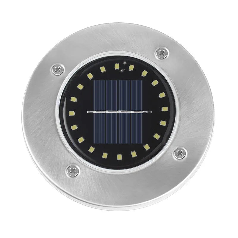 Solar Lawn Yard 8 Led Solar Lights Waterproof Solar Powered Lantern for Pathway Garden Decoration Outdoor Lighting