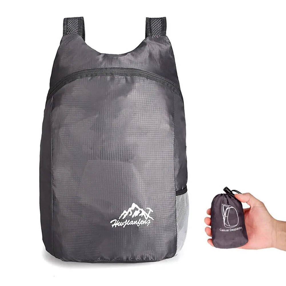 Folding Backpack Waterproof Lightweight Travel Storage Bag Hiking Sports Large Capacity Portable Outdoor Bag