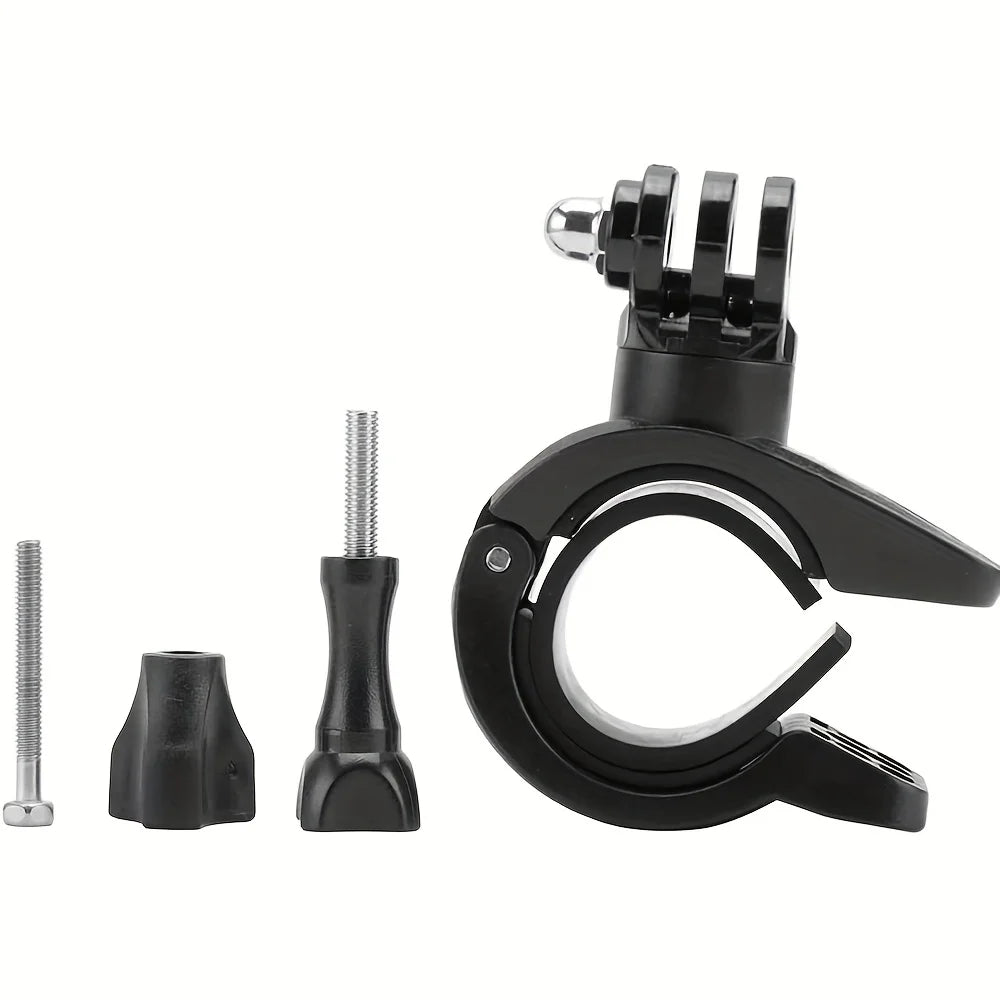 Motorcycle Bike Bicycle Action Camera Mounting Clip Handlebar Bracket for  Hero 13/12/11/10/9 DJI Action 5Pro/4/3 Pocket3
