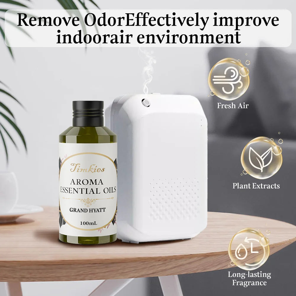 100ML Hotel Room Fragrance Diffuser for Home Air Freshener Scenting Device Air Purifier Humidifier Car Essential Oil Refil