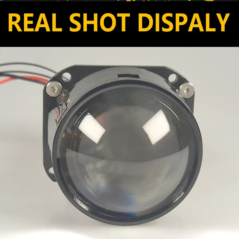 2pcs 2.5 Inch Bi‑LED Projector Lens High Low Beam Car Headlight Retrofit H7 H4 H11 Universal LED Headlamp Waterproof Auto Lamp