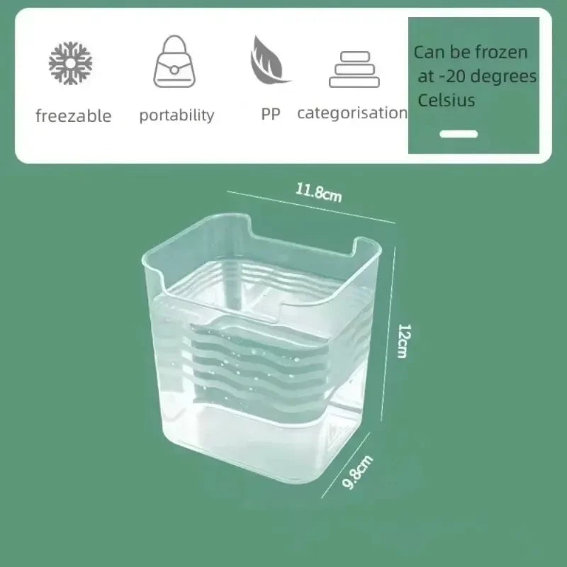 Kitchen Fridge Organiser Convenient sorting storage for vegetables, fruits and food storage boxes