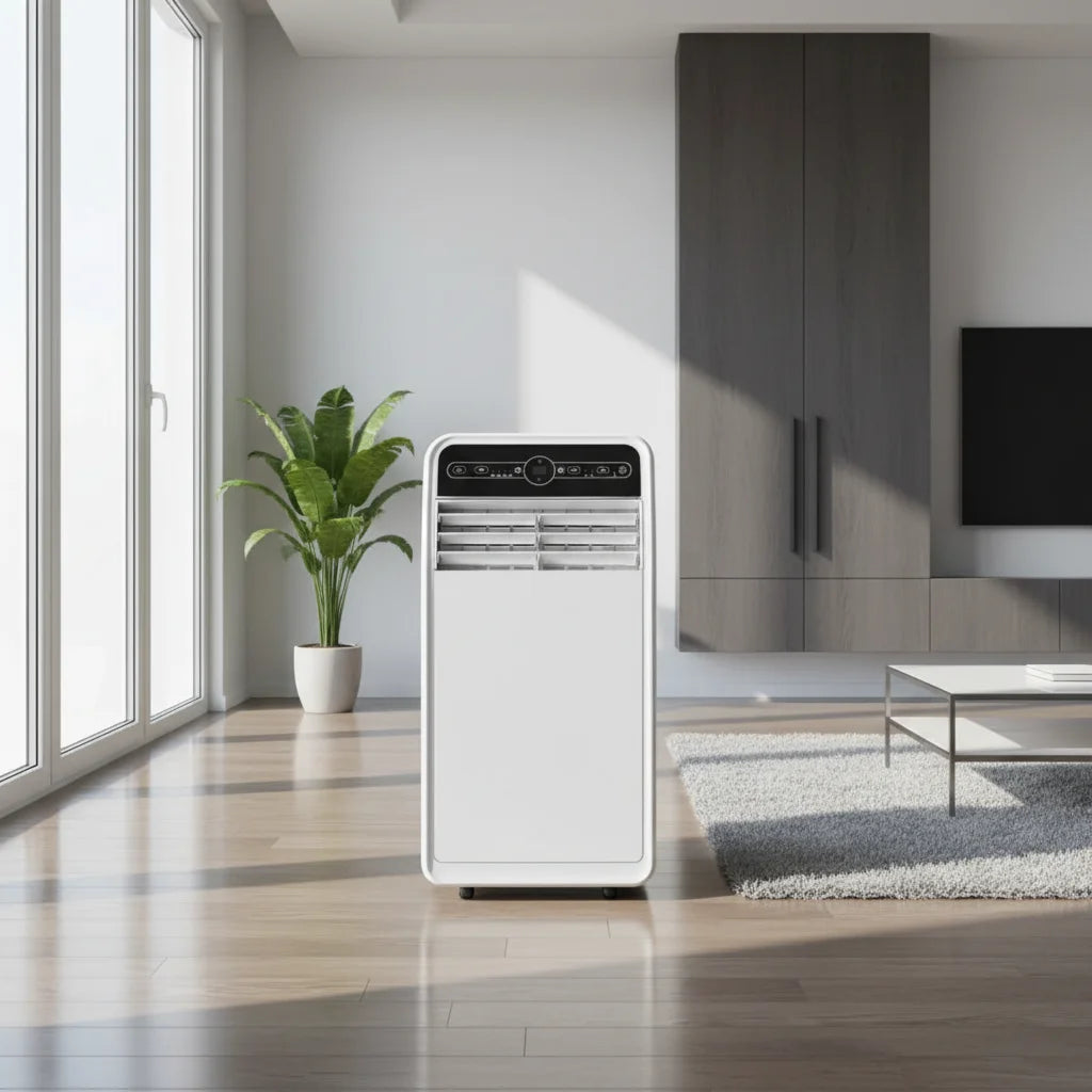 Portable Electric Air Conditioner 4000W, Heating & Cooling Eco-Friendly Plastic Housing, Hot Sale Household AC Unit