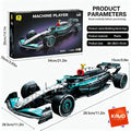 KAVOWORLD DIY Technical Champions Drift Racing Car Brick Model 1:8  Building Blocks Sports Car Puzzle Toys For Home Display Desktop Decor Interlocking Steering Mechanism Realistic Rear Wing Structure Birthday Christmas New Ye