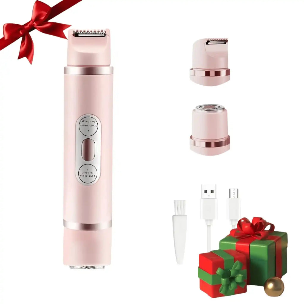 2‑in‑1 Body & Facial Shaver, Dual‑head Bikini Trimmer, Ideal Beauty Gift for Christmas and New Year