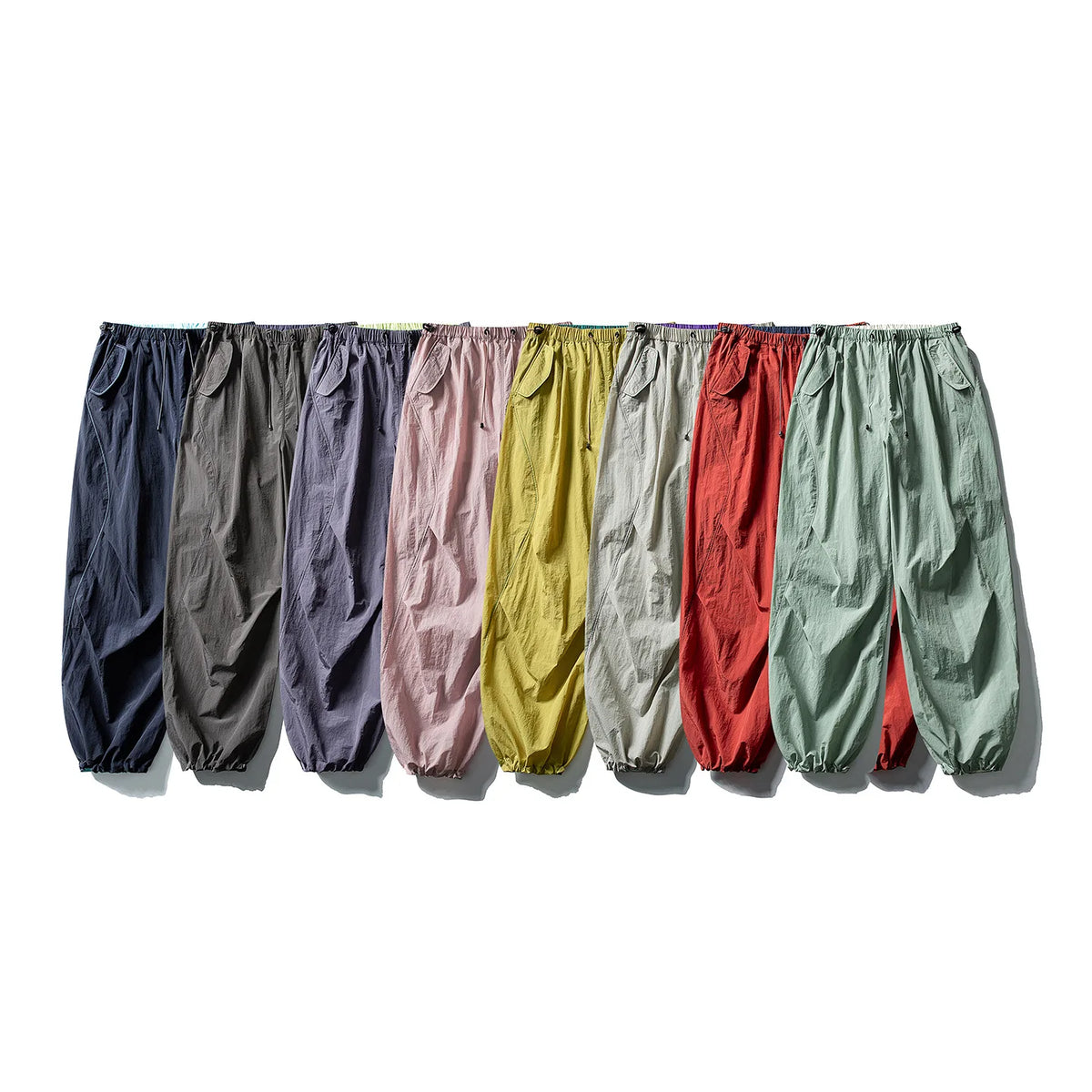 Men Women Outdoor Lightweight Quick Dry Loose Casual Sport Wide Leg Cargo Pant Couple Streetwear Hiking Track Techwear Trousers
