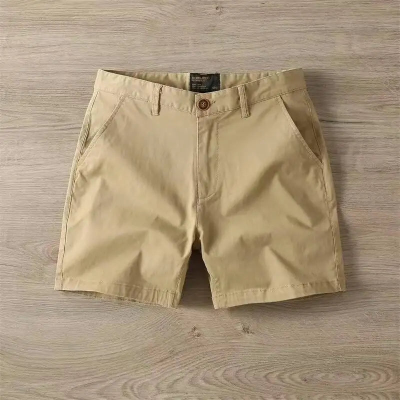 Korean Fashion Camouflage Shorts for Men's Casual Stretch 2025 Summer New Slim Fit and Wear-resistant Shorts Male Clothing