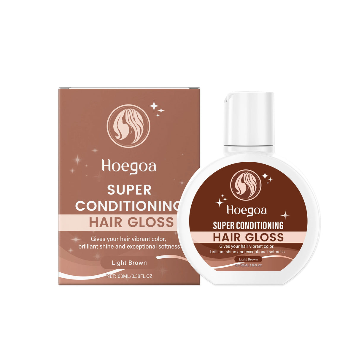 5Colors Super Gloss Hair Conditioner Gloss Rinse Out Semi-Permanent Hair Gloss that Enhances Color and Boosts Shine & Hydration