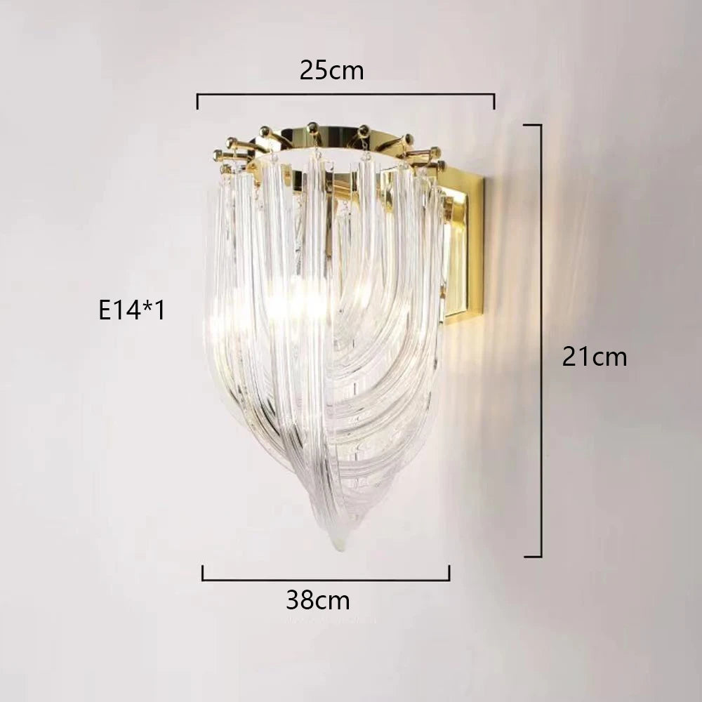 Modern Nordic U -shaped Glass Tube Living Room Chandelier Lighting Luxury Hotel Hall Bedroom Home Decor Suspension Pendant Lamps