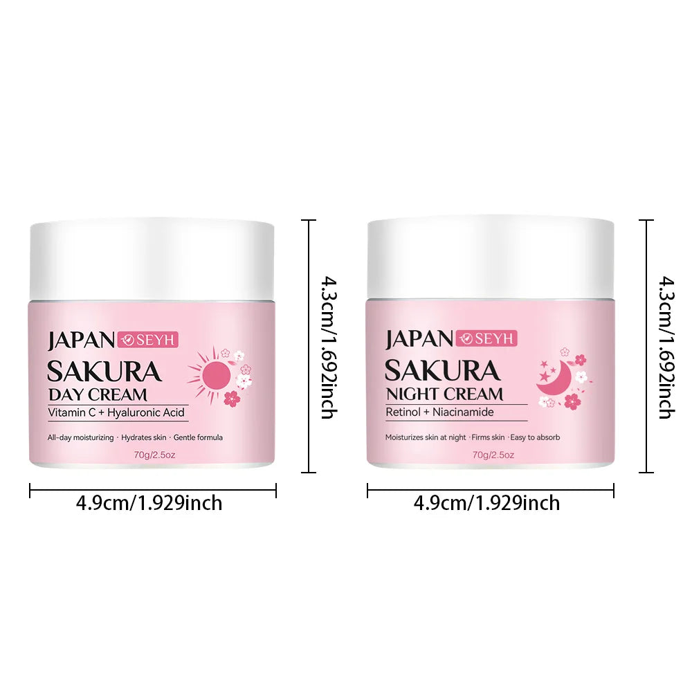 Day Night Repair Cream Rich in Retinol 20% Vitamin C 5% Niacinamide Hydrating Tightening Moisturizing Anti-Aging Skincare Set Su
