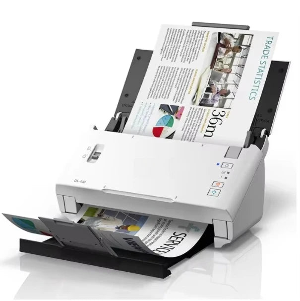 DS410 CIS OCR ID & Passport Scanner Document USB2.0 Interface Stock Flatbed Auto Duplex Desktop Scanner 600dpi