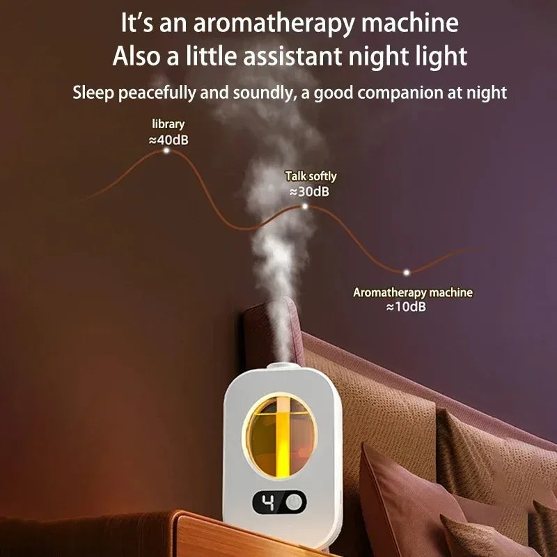 USB Aromatherapy Diffuser Humidifier Purifier for Home Office Desktop Bedroom Quiet Operation Essential Oil