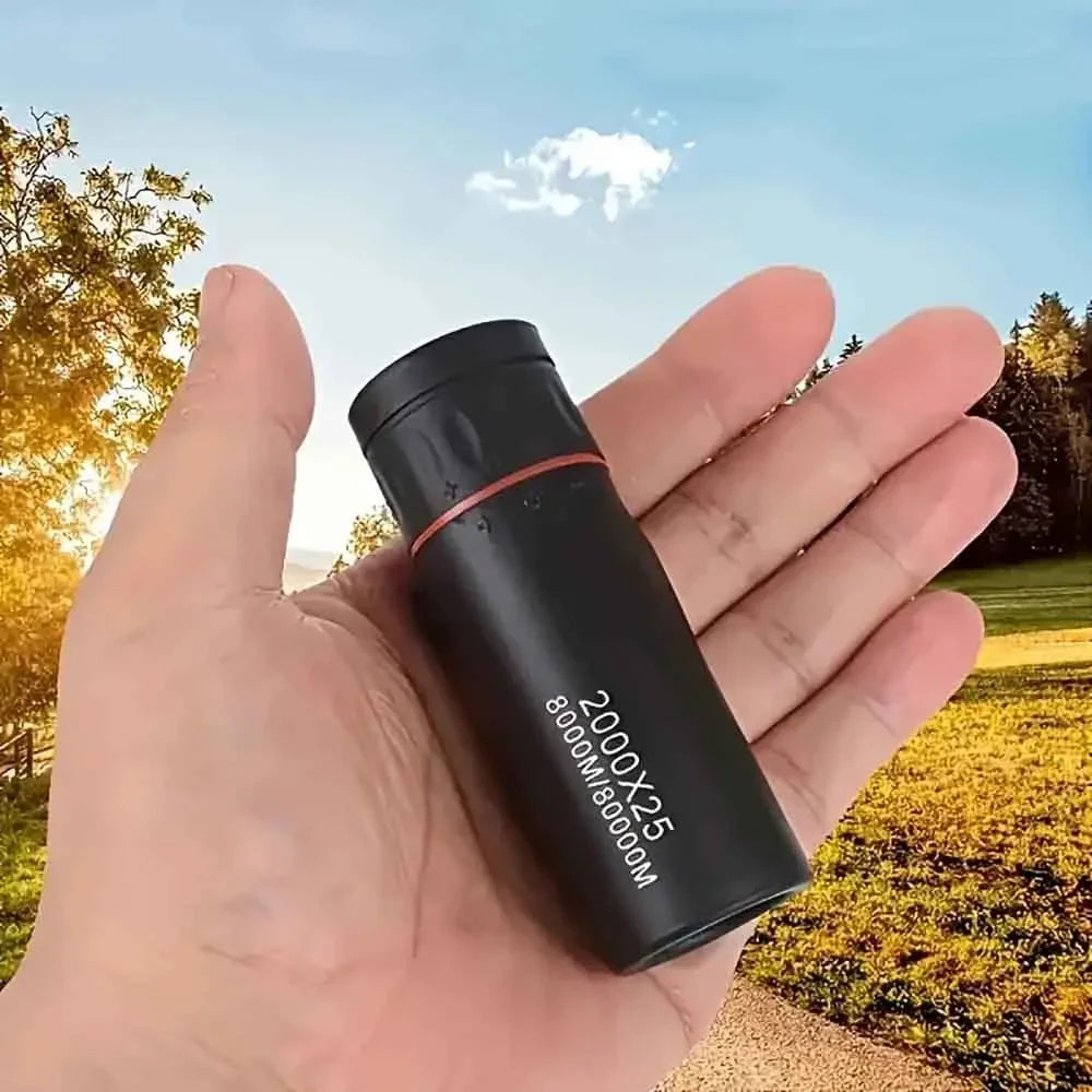 2000x24 HD Monocular Telescope Mini Portable Mobile Phone Telescope with Holder Outdoor Camping Hunting Birdwatching Telescopes