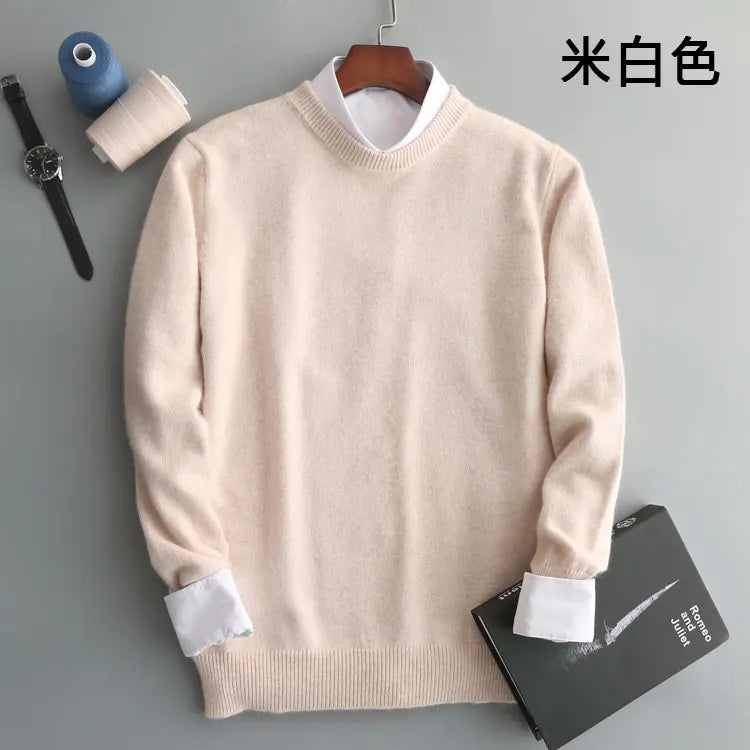 Cashmere Cashmere Sweater Men 2025 Autumn Winter Jersey Jumper Robe Hombre Pull Homme Hiver Pullover Men O-neck Knitted Sweaters