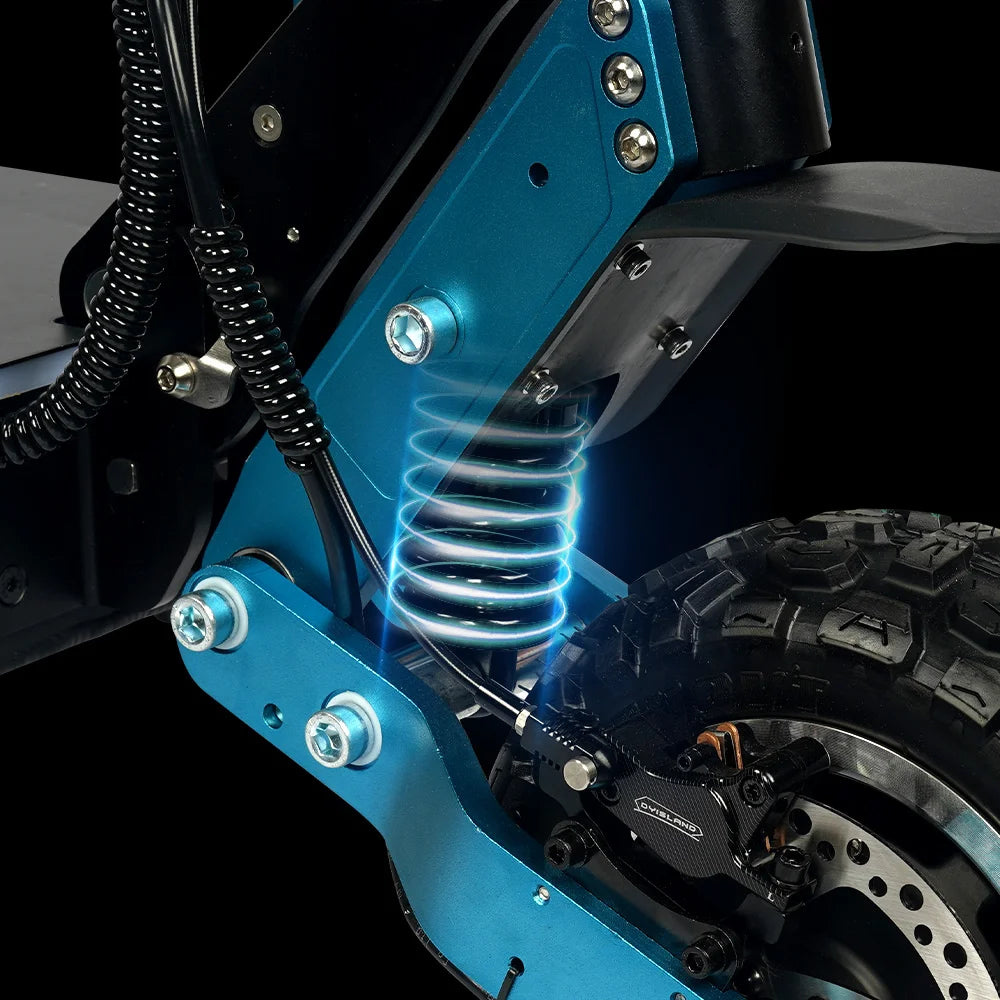 6000-watt off-road two-wheel electric scooter Dual motor lithium battery Digital folding 150kg European warehouse inventory