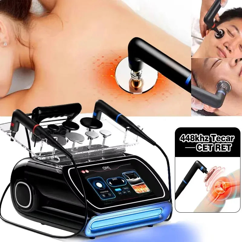2026 3 in 1 448KHZ RF Tecar Therapy RET CET Diathermy Body Sliming Machine Pain Relief Skin Tightening INDIBA Deep Care 2025