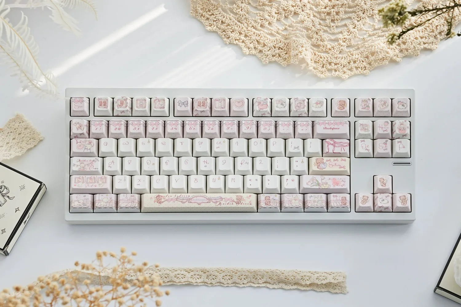 New Theme Keycaps 139 Keys SOA Cherry Profiled PBT Double Shot Japanese Keycaps for MX Switch Alice ANSI ISO Layout Keyboard Kit