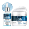 JUINHOU Face Serum Cream Set with Peptide Multi Peptide Improve Skin Deep Hydrating Smooth Rough Skin Day Night Skincare Kit