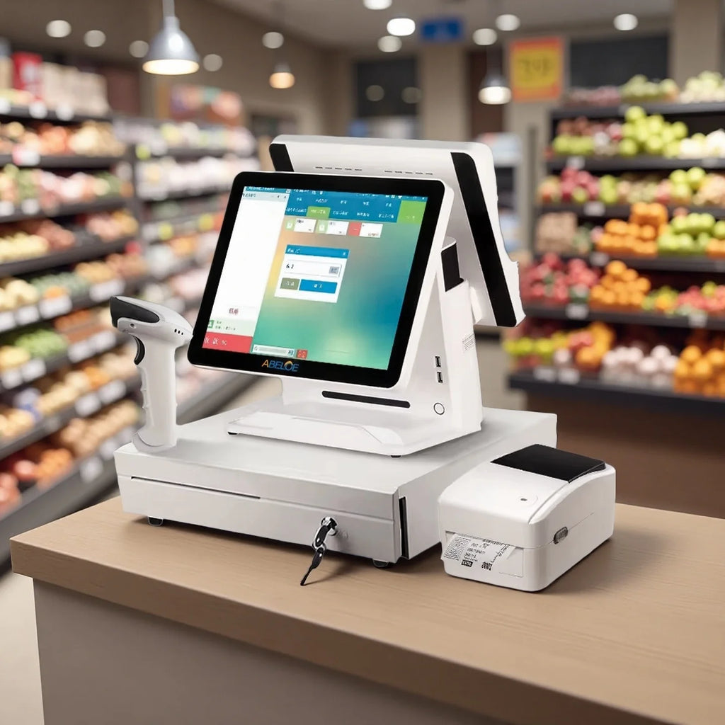 15 Inch POS Terminal for Restaurant Ordering Android Touch Screen POS All in One With Dual Display