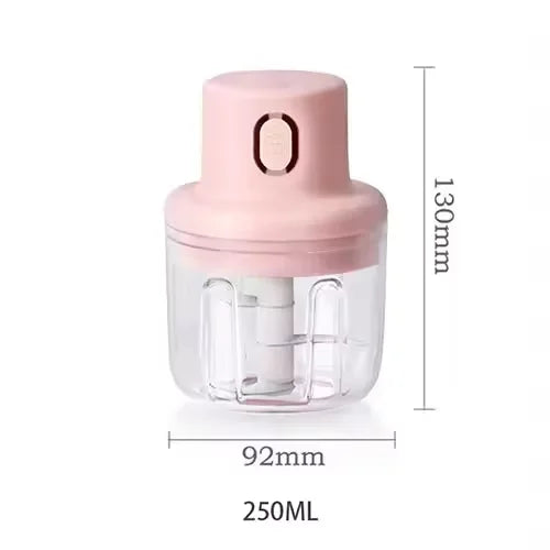 Electric Garlic Crusher USB Wireless Mini Vegetable Cutter Meat Grinder Sturdy Press Mincer Food Chopper Mixer Kitchen Tools