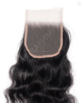 4x4 HD Lace Frontals 100% Virgin Remy Indian Hair Peruvian Human Hair in Natural Brown and Black 100 Gram Weight for Women