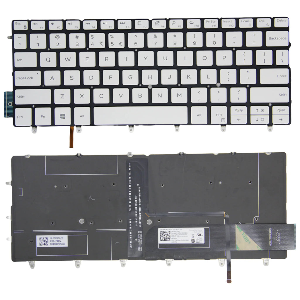100%New US for Dell XPS 13 9370 9375 9380 9317 9305 P82G 7390 Laptop Keyboard