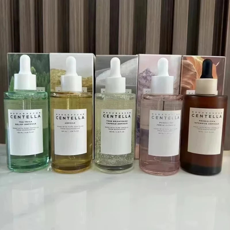 SKIN1004 Madagascar Centella Hyalu Cica First Ampoule 100ml Korean Serum 5 Types Hyaluronic Acid Hydrating Plumping Glow Skin