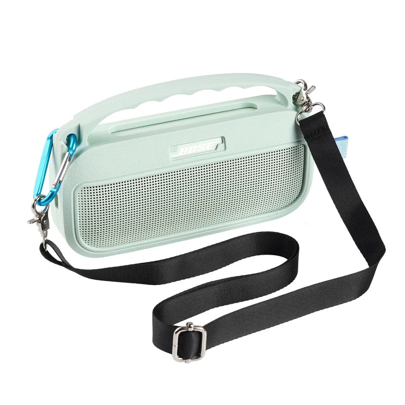 ZOPRORE Silicone Cover Case for Bose SoundLink Flex (2nd Gen) Speaker, Travel Protective Cover with Shoulder Strap and Carabiner