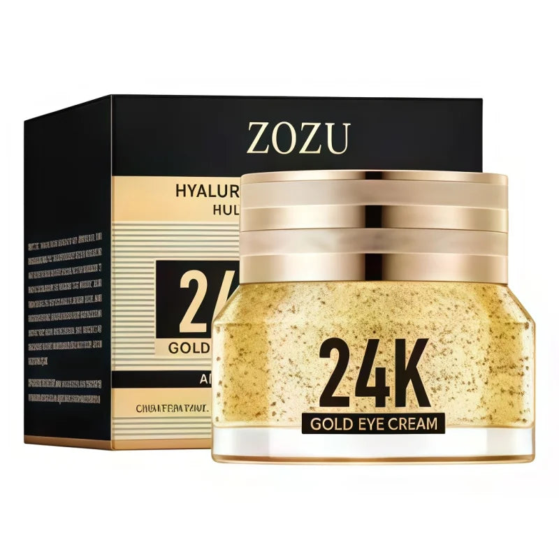40G24K Gold Hyaluronic Acid Eye Cream Anti-Dark Circles, Firming and Moisturizing Eye Care Product